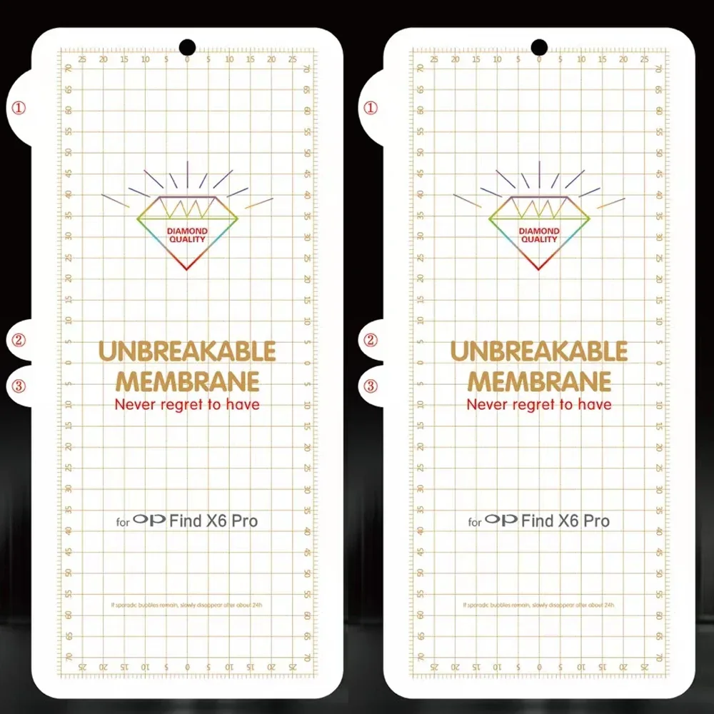 Oppo find x6 pro/findx6用ヒドロゲルフィルム、ソフト保護プロテクター、透明、クリア