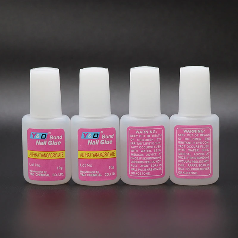 

Strong Nail Glue Adhesive With Brush False Nails Glitter Acrylic with Brush