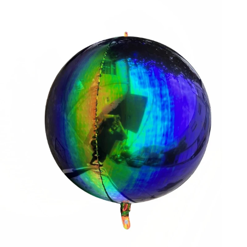بالون من فيلم الألومنيوم مستدير مقاس 32 بوصة لتزيين حفلات أعياد الميلاد السعيدة وحفلات الزفاف