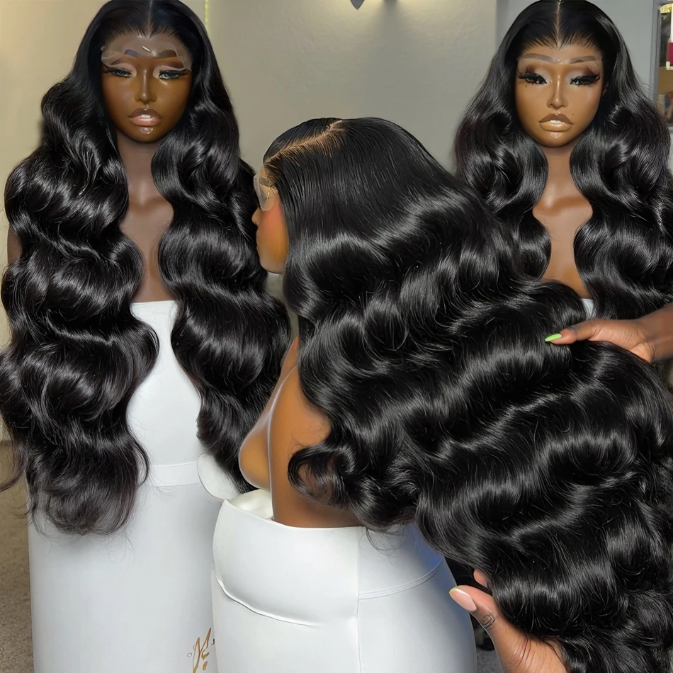 

250% High Density 30 40 Inch 13x6 Hd Lace Frontal Wig Body Wave Pre Plucked 13x4 Lace Front Human Hair Wigs For Women
