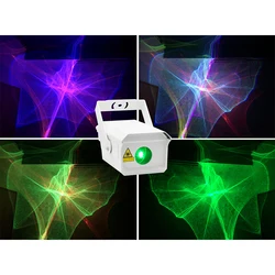 2W Mini High Brightness Colorful RGB Polar Light Effect of Aurora DJ Laser Light Home Gig Party Show Stage Lighting