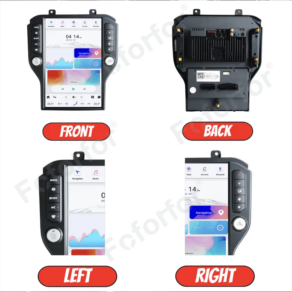 2026 Android13 Auto for Ford 2015-2022 Tesla Style Car GPS Navigation Multimedia Player Radio Head Unit Touch Screen