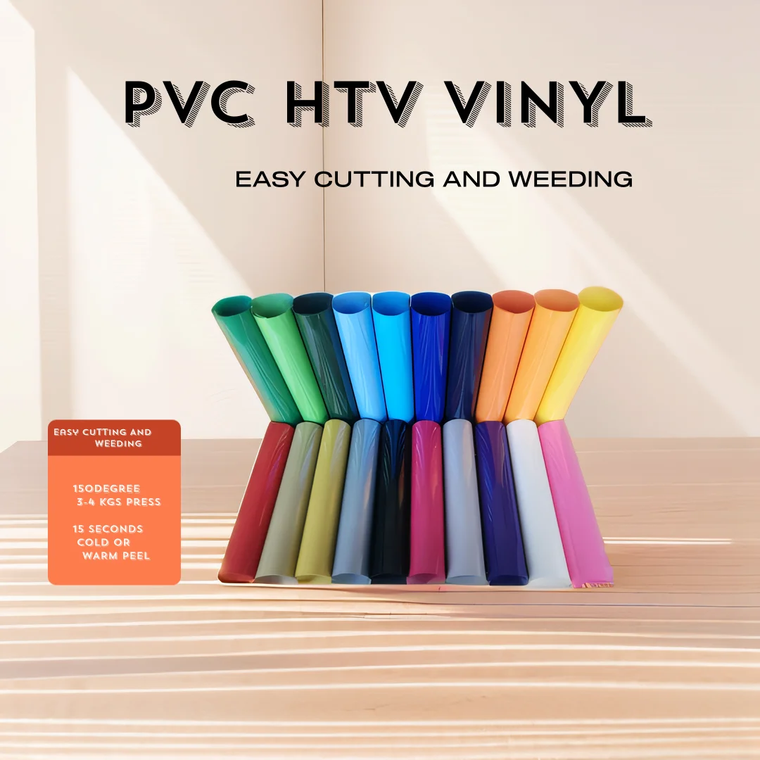 CHEONET HTV --- 1 Roll 30.5cmx100cm PVC Heat Transfer Vinyl  HTV Vinyl For Shirts, Iron On Vinyl For Custom Clothing Logo,