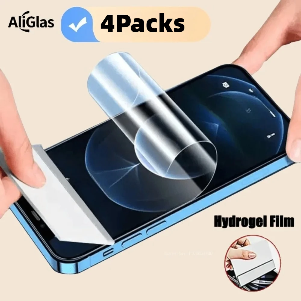 4 упаковки передней гидрогелевой пленки HD/матовой/пробкости для Redmi Note 15 ProPllus Note 15 4G Защитная пленка для экрана Xiaomi Redmi Note 15 Pro+