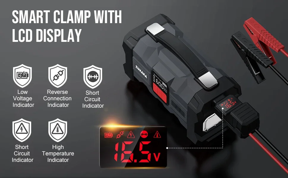 Car Battery Jump Starter Chargingless Battery- 3000 Amp 12-volt Lithium Jump Starter