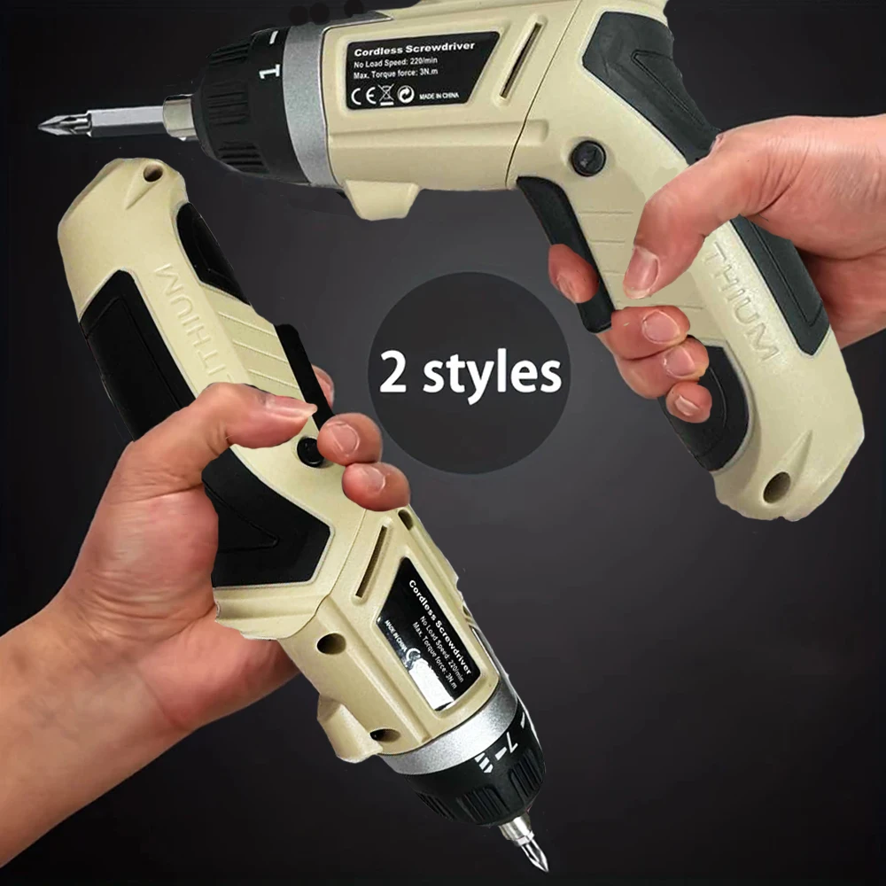 JANGKLIFE Precise Operation Power Electric Screwdriver Industrial Grade Durability Min Electric Drill Home Office DIY Tools