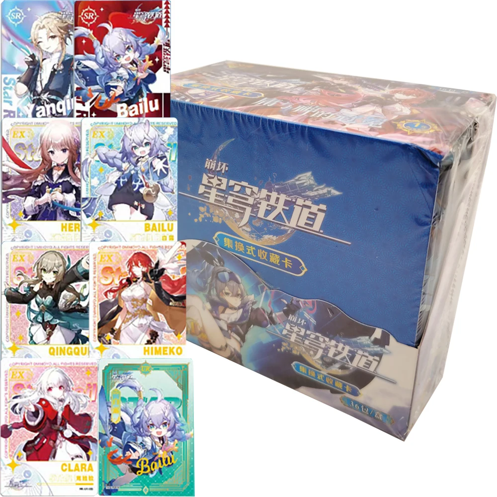 Popular Classic IP Game Honkai Star Rail‌ Collection Card Deeply Loved By Fans Character HD Trend Portrait Card Table Toys Gifts
