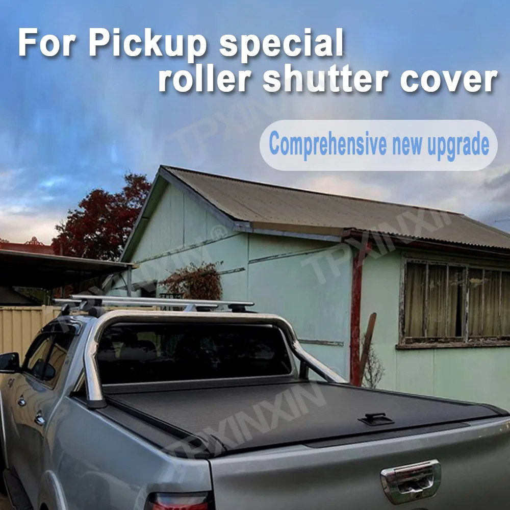 For Ford F150 Trunk Lids Pickup Bed Cover Retractable Roller Shutter Car Trunk Rear Cover Electric Box Cover Tail Bucket