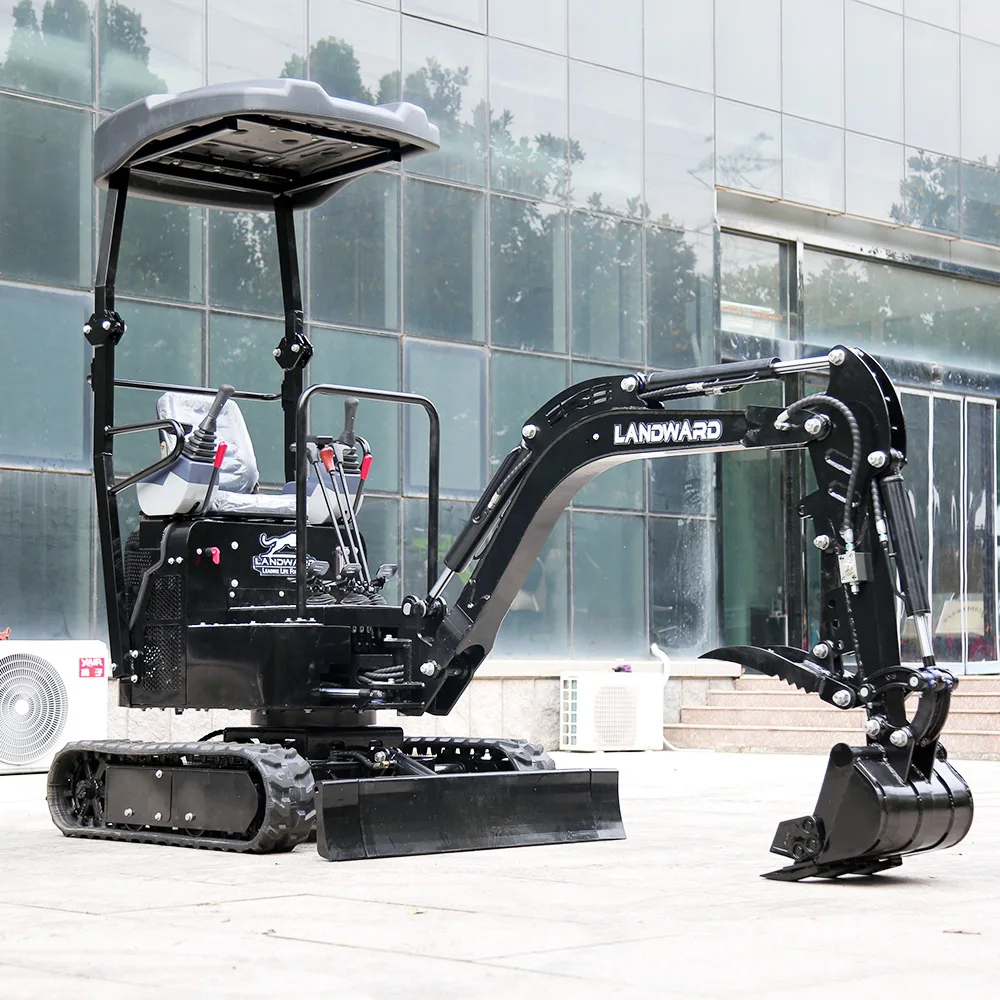 

Landward Mini Excavators New Hydraulic Crawler Excavator CE Euro 5 Small Digger Agricultural Machine 1.2 Ton Custom For Sale