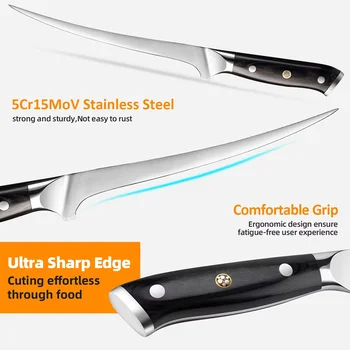 8 best sales फ़िलेट चाकू - №1