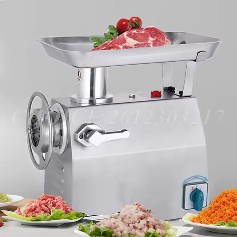 

Professional Commercial and Home Use Meat Grinder Stainless Steel High Power Electric Vegetable Meat Grinder 250kg/H