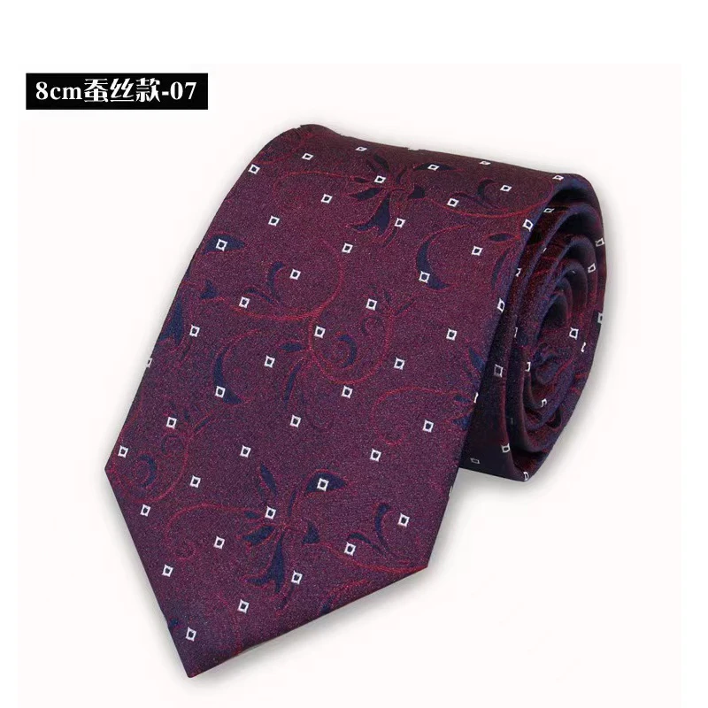 Silk 8CM Tie, Men's Wear, Business, Career, Marriage, Job Seeking, Work Wear