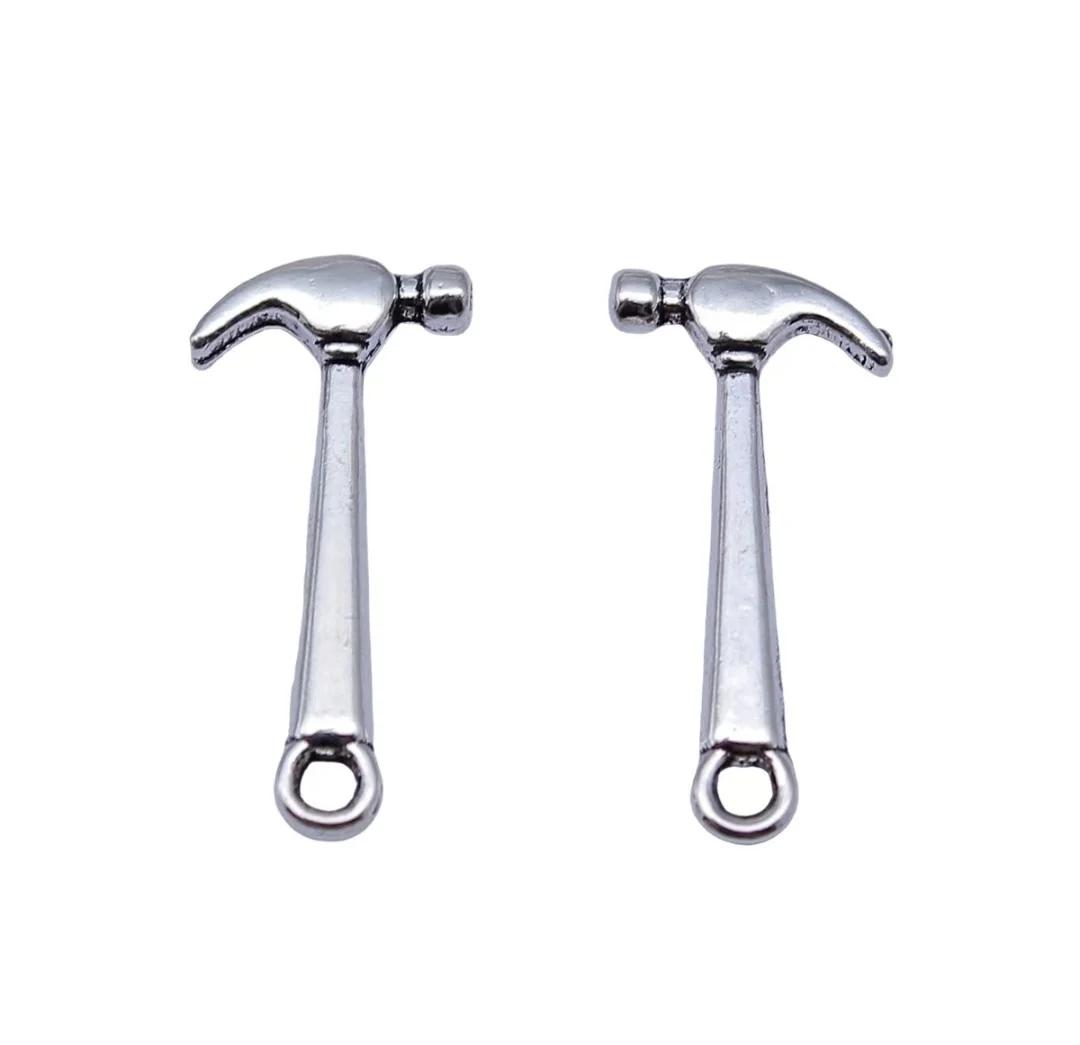 

80pcs 19x9mm Zinc alloy metal tibetan silver plated charm T1212 for jewelry making