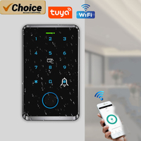 Tuya WiFi Fingerprint Access Control System - IP65 Waterproof RFID Keypad with Smart App & Standalone Door Opener (Home/Office)