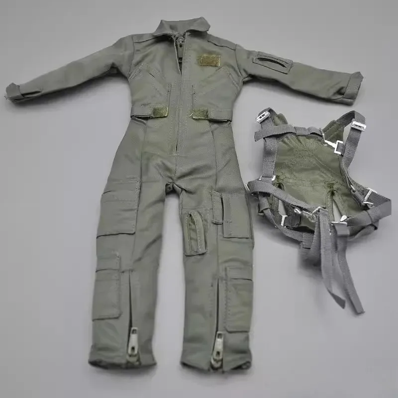 1/6 Bilancia Soldato Maschile US Militare Dell'aeronautica Pilota Verde Tuta Combattimento Gilet Modello di Vestiti per 12in Action Figures bambola