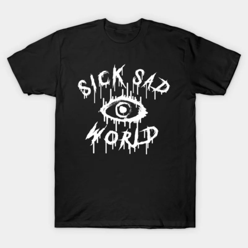 0331 Retro Sick sad world Daria tv show Gift t shirt 90s Nostalgia cartoon MTV Graphic Clothes 100% cotton Y2K clothing