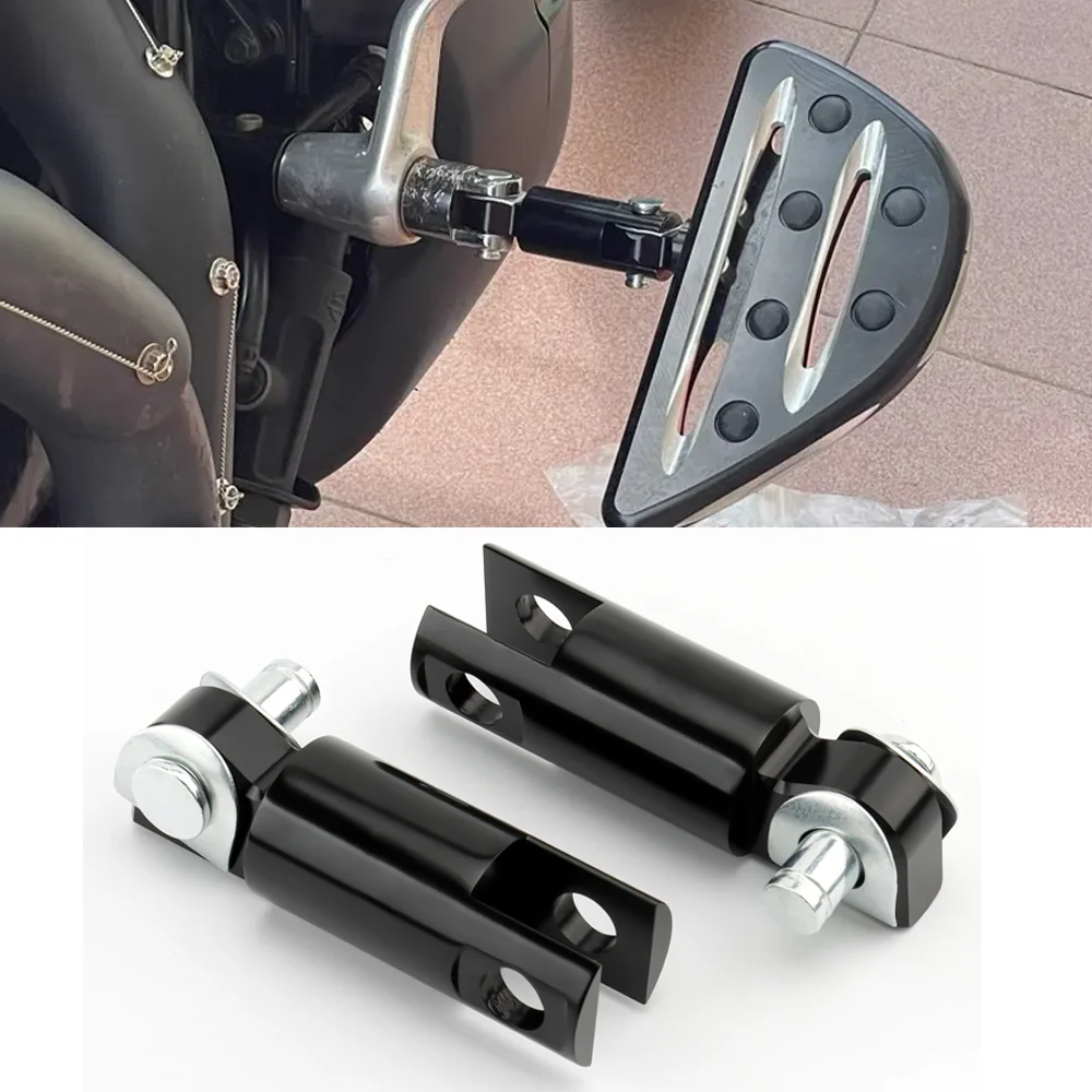 

2 1/2" Footpeg Extension Male Mount Pegs Clamp Mount For Harley Touring Dyna Softail Sportster 883 XL Stirrup/Heel Rest Extender