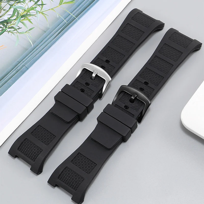 Silicone Watch Strap for IWC Engineer Iw323602 Iw376501 Iw322503 Soft Comfortable Waterproof Rubber Men Watchband 30 * 16mm