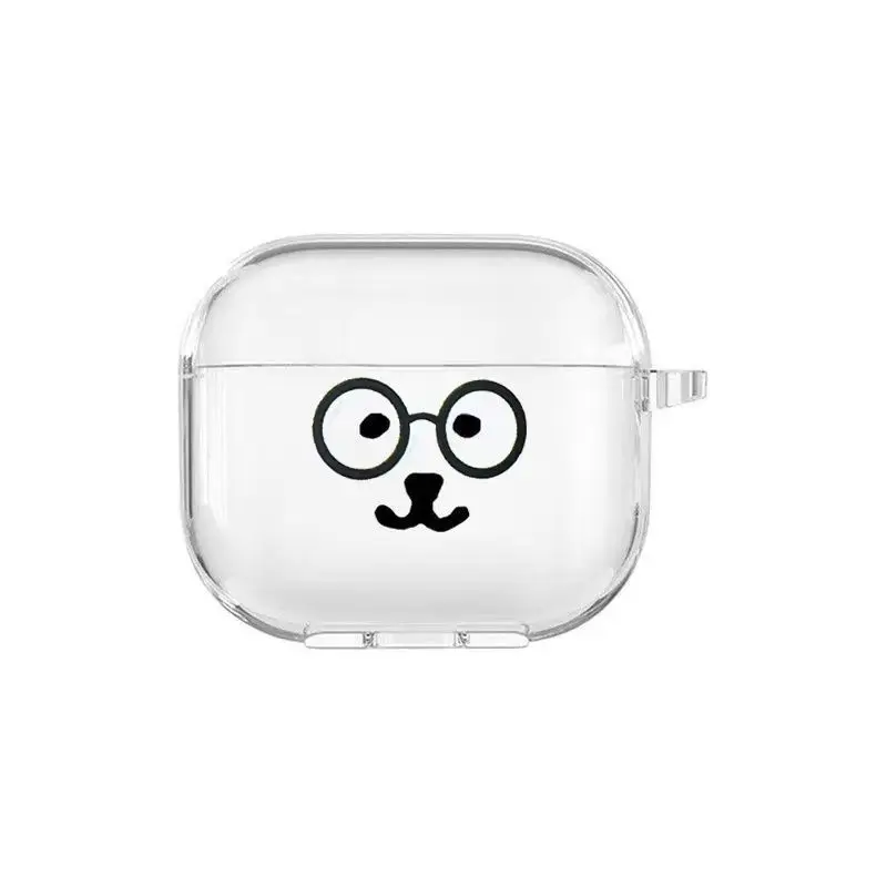 Cute Little Bear Earphone Case For Airpods Pro 3 2 Pro Wireless Bluetooth Cover For Airpods 1 2 3 4 Shockproof Silicon Shell