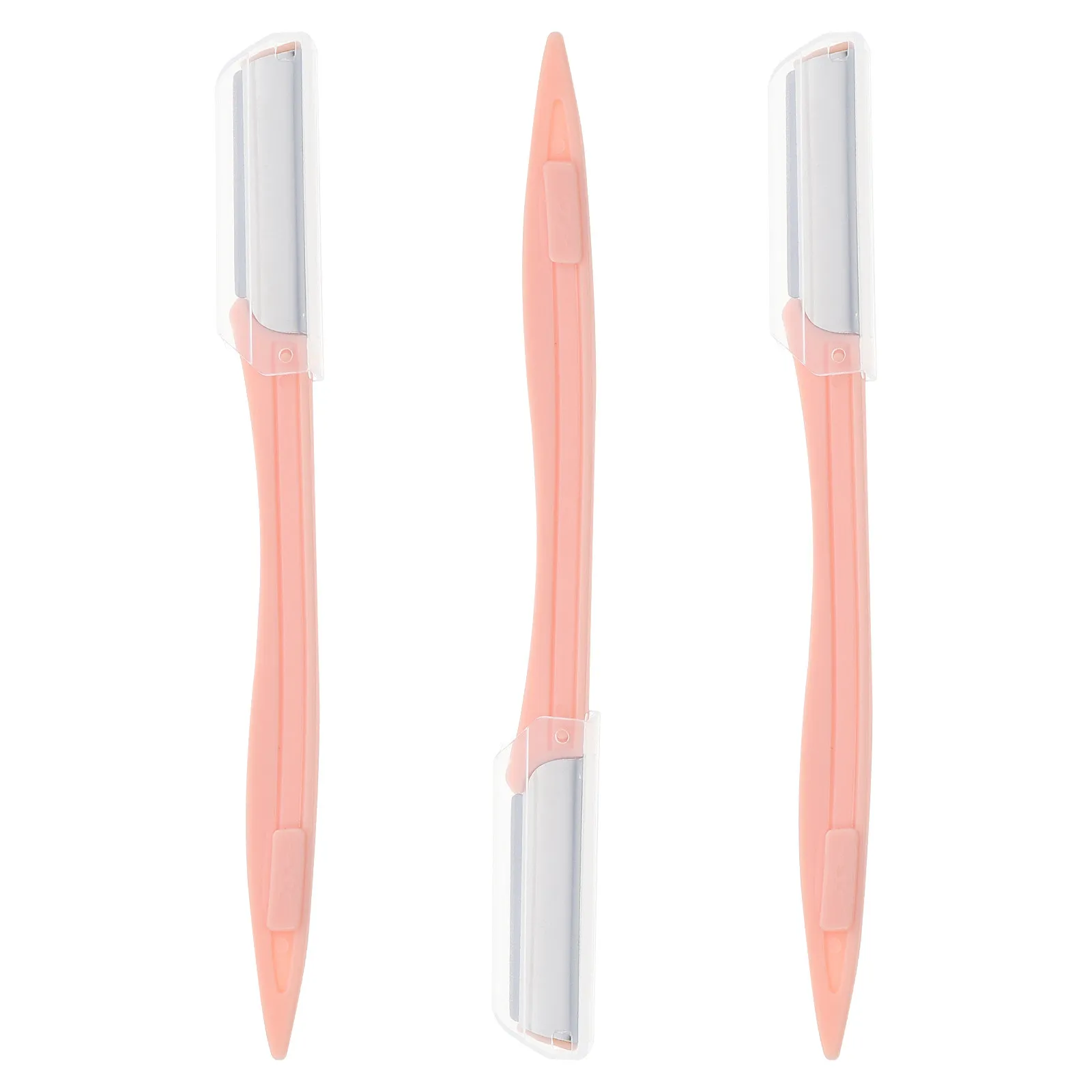 

3Pcs Eyebrow Trimmer Stainless Steel Face Eyebrow Razor for Daily Grooming Women's Brow Shaper Compact Nonslip Grip Facial Hair