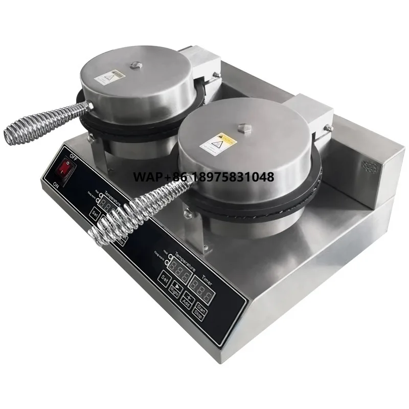 

Manufacturer Price Electric Crispy Egg Roll Bread Machine Waffle Egg Roll Maker