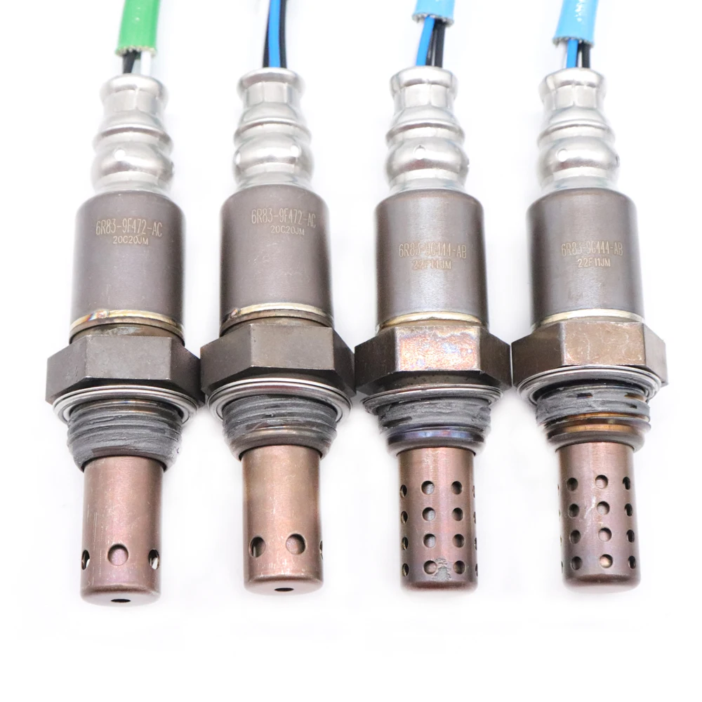 6R83-9F472-AC 6R83-9G444-AB 4pcs Up+Downstream Air Fuel Ratio Lambda O2 Oxygen Sensor For Jaguar XJR XJ8 Vanden Plas 2005-2007