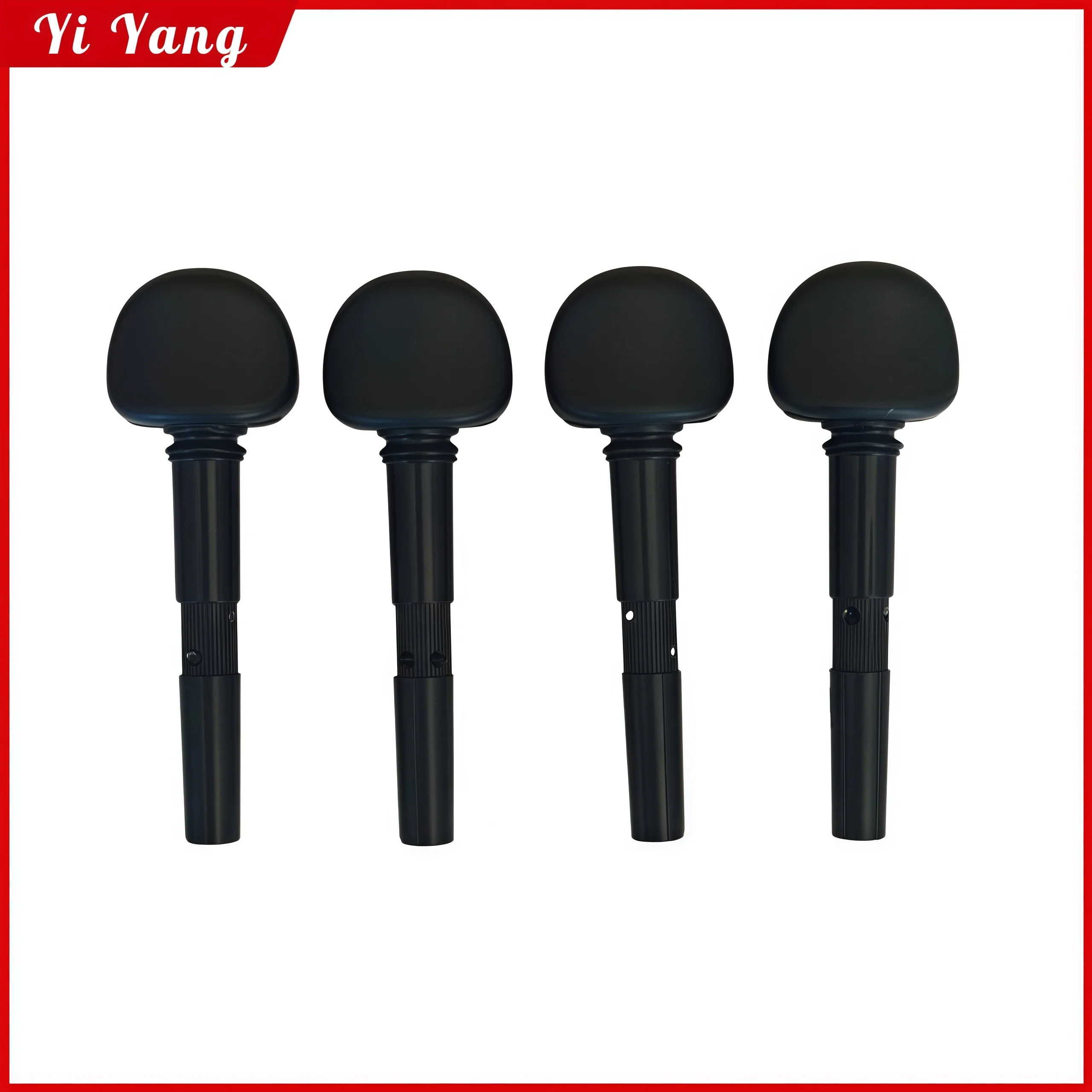 4pcs Mechanical Violin Tuning Pegs 4/4 Size Machine Heads Violin Finetune Pegs String Tuners Accessories