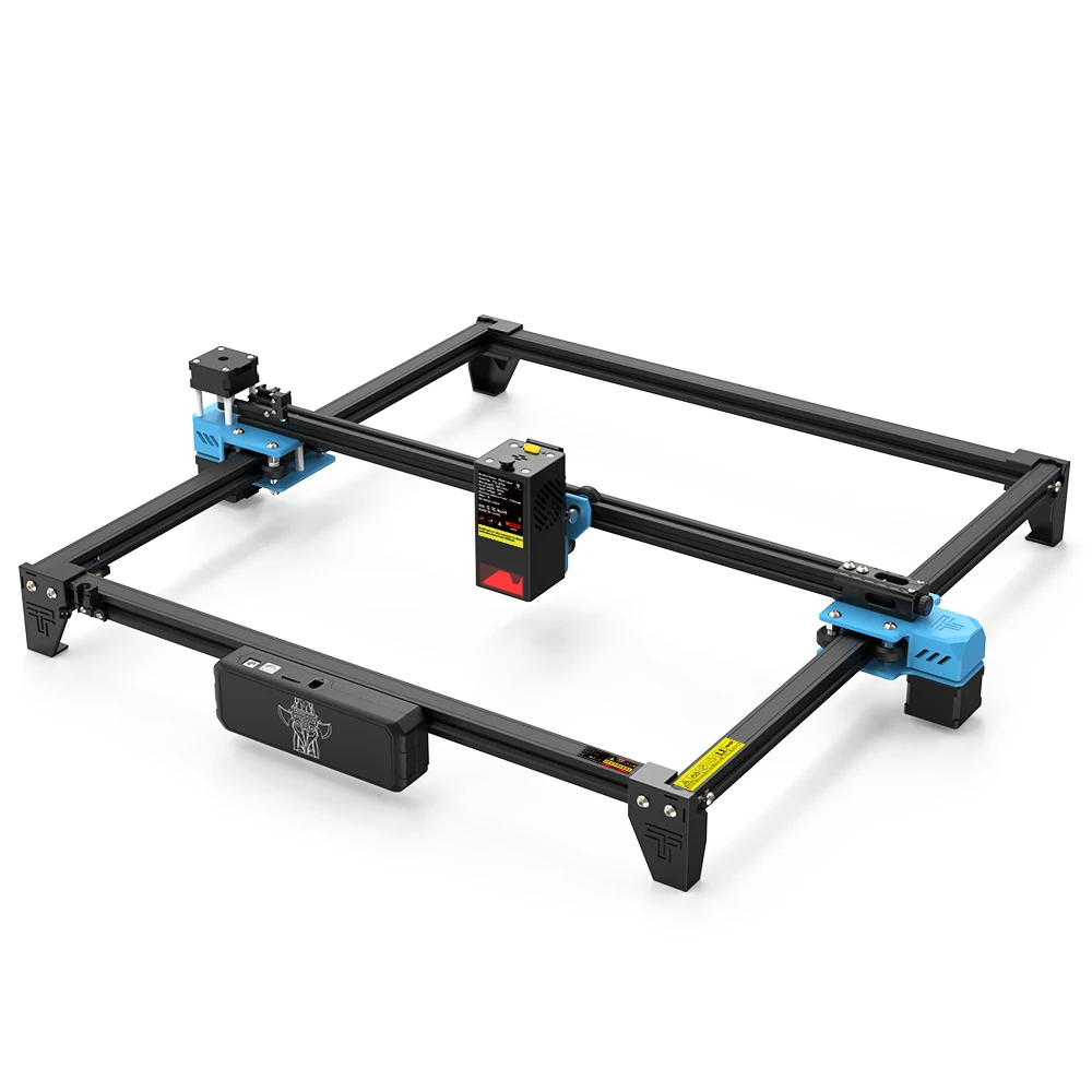 Twotrees TTS-20 Pro Metall-Lasergravurmaschine mit WLAN-Offline-Steuerung, 20W Blaulicht-CNC-Schneidemaschine, Lasermarkierungsgerät, Arbeitsbereich 418*418mm, Lasermodul-Gravurgeschwindigkeit 500mm/s