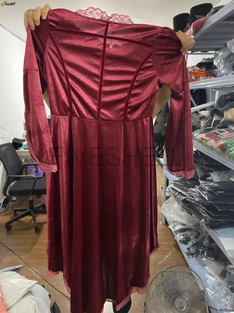 Chaqueta gótica de manga larga para mujer adulta, esmoquin de terciopelo con costura de encaje, vestido de vampiro Medieval aristocrático, Cosplay de Lolita