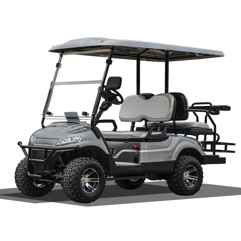 Best Price Lithium Battery Golf Car 48V Adults Scooter Solar Panels Powered 4 6 Seater Off Road Beach Buggy Electric Golf cart