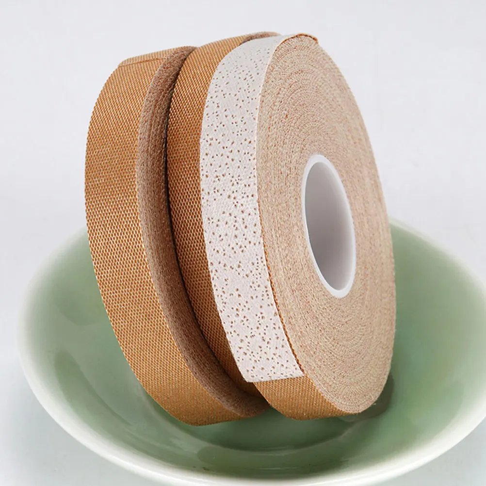 

12pcs Guzheng Finger Breathable Light Brown Adhesive Protective Straps For Pipa Stage Performance Supplies Breathable