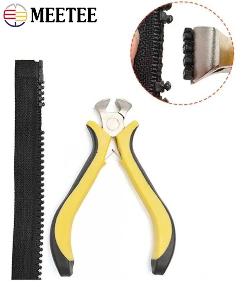 3# 5# Steel Zipper Tooth Removal Tool Metal Resin Zips Modify Gear Remover Pliers Scoops Cutter Clamp DIY Sewing Accessories