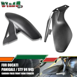 For DUCATI Panigale/Streetfighter V4 V4S 2018-2023 2024 Carbon Fiber Front Fender Rear Hugger Mudguards motorcycle Fairing Kits