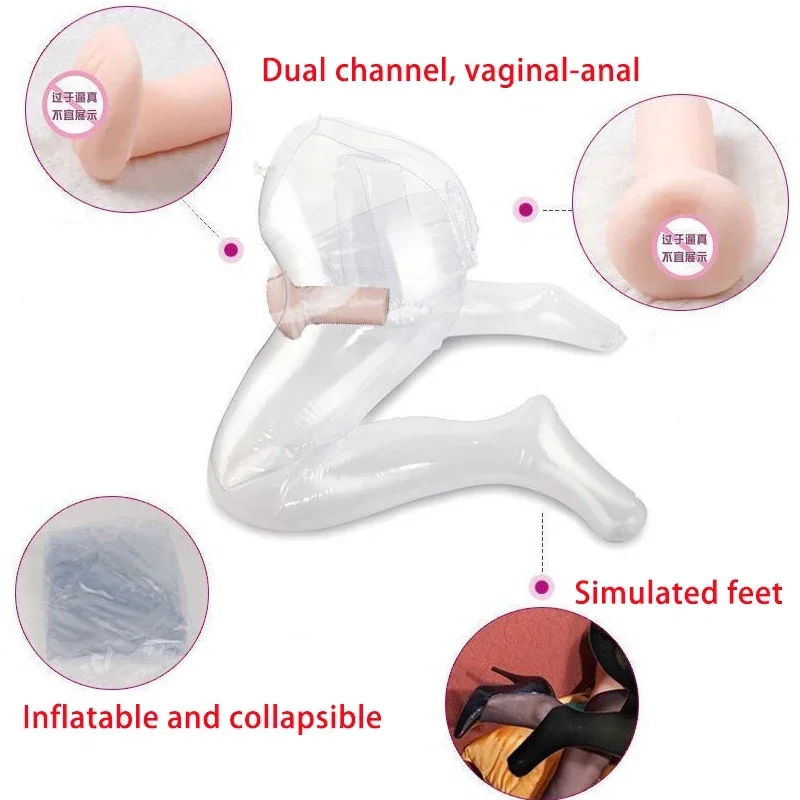 Inflatable Doll Fake Woman Ass Pocket 3D Vagina Real Pussy Adult Sex Toys for Man Anal Gode Tooys Kit Set Accessories Condom 18+