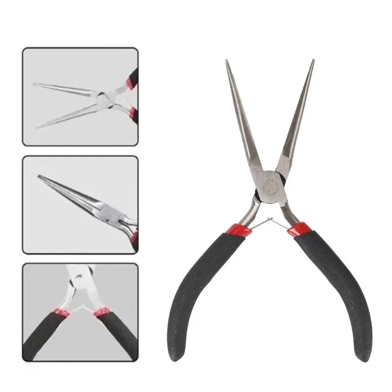 Plier Multifunctional Heavy Duty Hand Tool Long Nose Plier For DIY Jewelry Craft Jewelry Craft Pliers For Hairpin Making Beading
