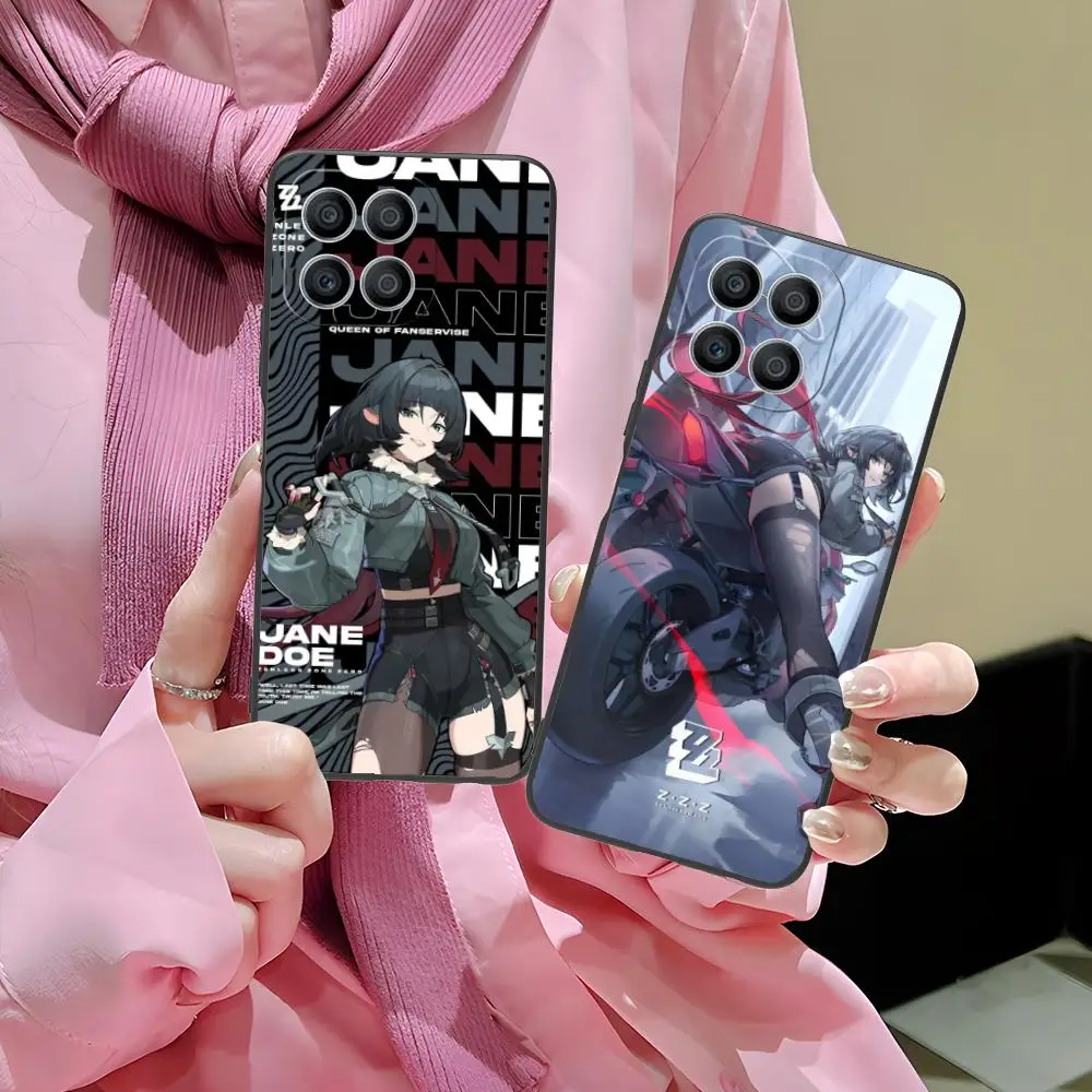 

Zenless Zone Zero Jane Doe Phone Case for Honor 90 80 70 60 50 30 20 10 9 8 7 Pro S SE Lite 5G Colour Printing Protective Cover