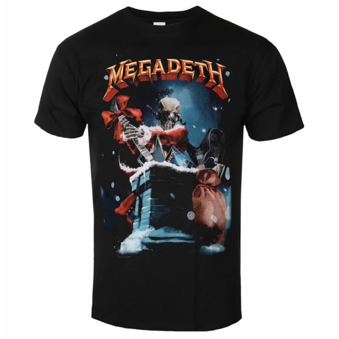 Fit Men Megadeth Peace Sells T Shirt Thrash Vintage Metal Rock Album Cover Graphic Tees Short Sleeve Cotton T-shirt