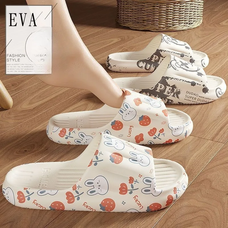 厚底EVA素材のアウトドアサンダル、身長アップ効果のあるメンズグラフィティビーチサンダル、メンズスリッパ、ホームカップルサンダル