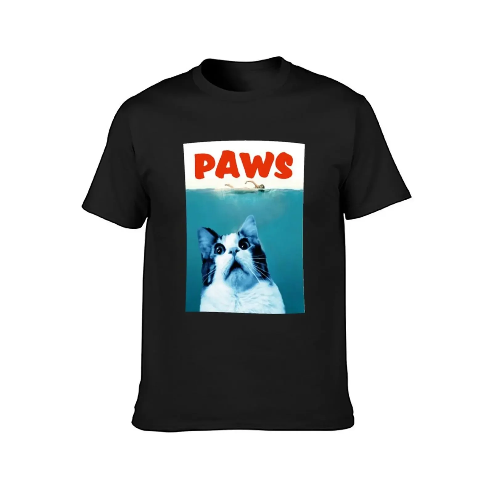 PAWS T-Shirt animal prinfor boys kawaii clothes custom t shirt fruit of the loom mens t shirts