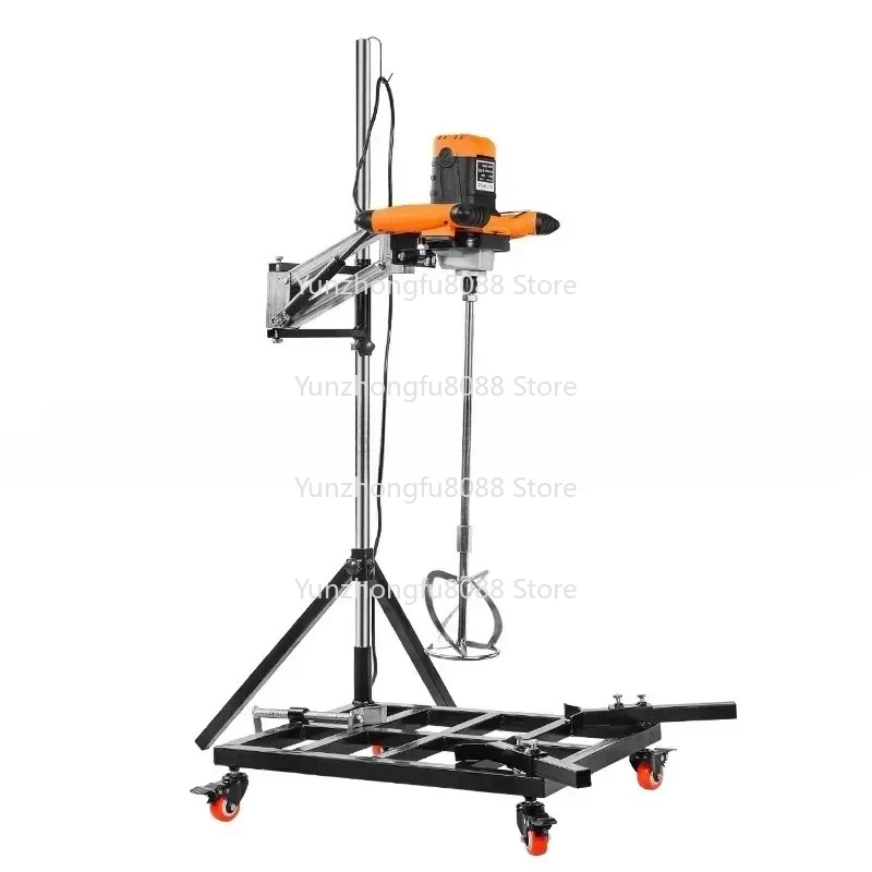 Para mezclador de alta potencia, soporte fijo hidráulico de diamantes de imitación, pintura de cemento, masilla en polvo