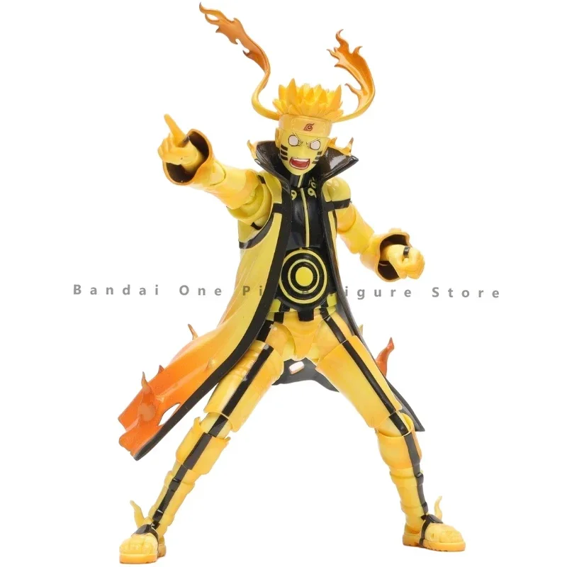 Bandai Naruto SHF Uzumaki figuras de acción originales, animación coleccionista genuino, Hobby Anime regalos para niños, juguetes modelo en Stock