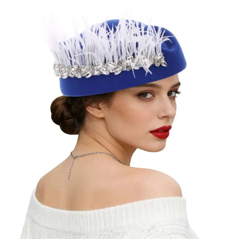 

African Headtie Fashion Summer Autumn African Turban Hat for Women Church with Flower Soft Caps for Party Casual Head Wrap