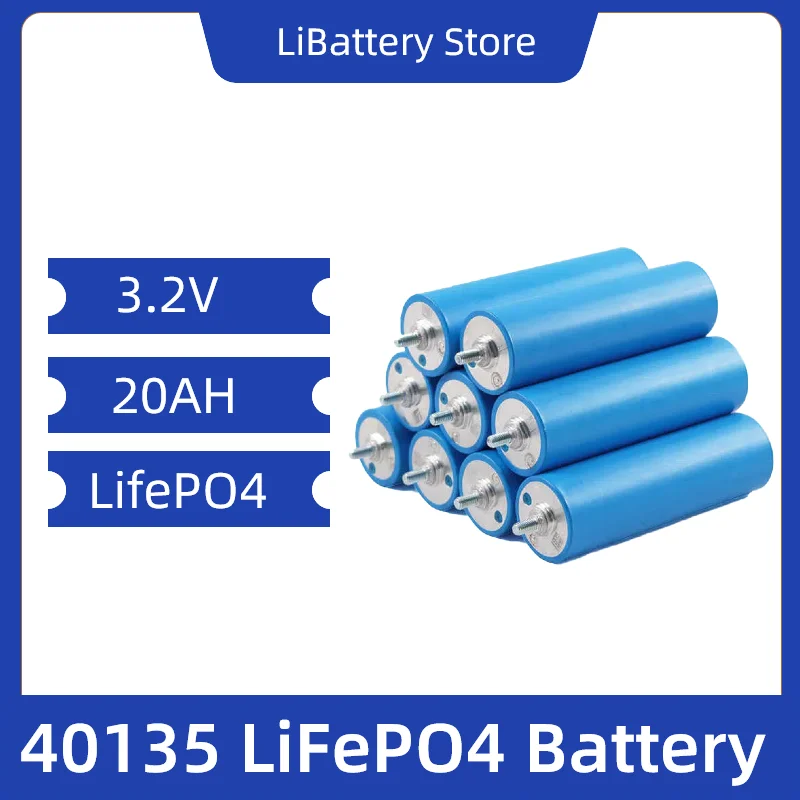 

40135 C40 20ah LiFePO4 Cylindrical Cell Portable Power Station Generator LiFePO4 Cylindrical Cell Battery for EV Scooter