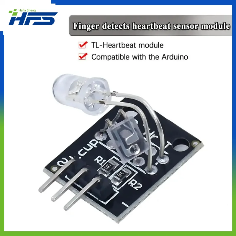 

KY-039 5V Heartbeat Sensor Senser Detector Module By Finger For Arduino