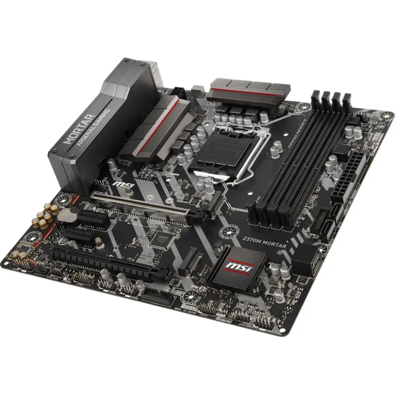 Para placa base MSI Z370M MORTAR Intel Z370 LGA 1151 DDR4 M.2 Micro-ATX CORE DVI-D