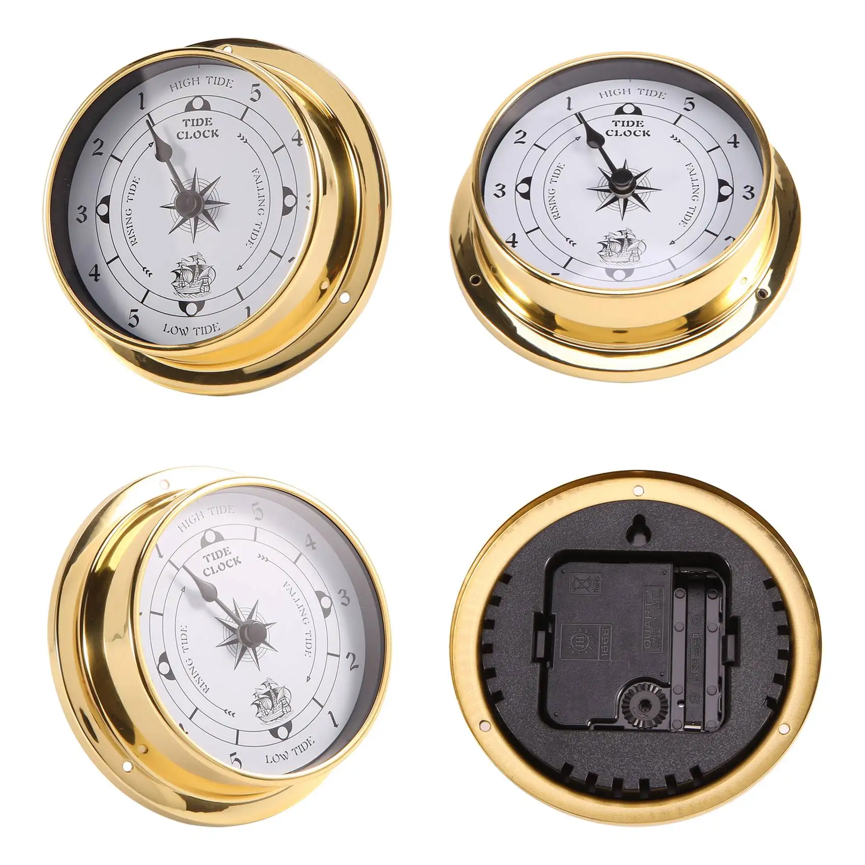 AF93-جهاز اختبار مثبت على الحائط من النحاس البحرية لمحطة الطقس، قارب معلق على الحائط باستخدام