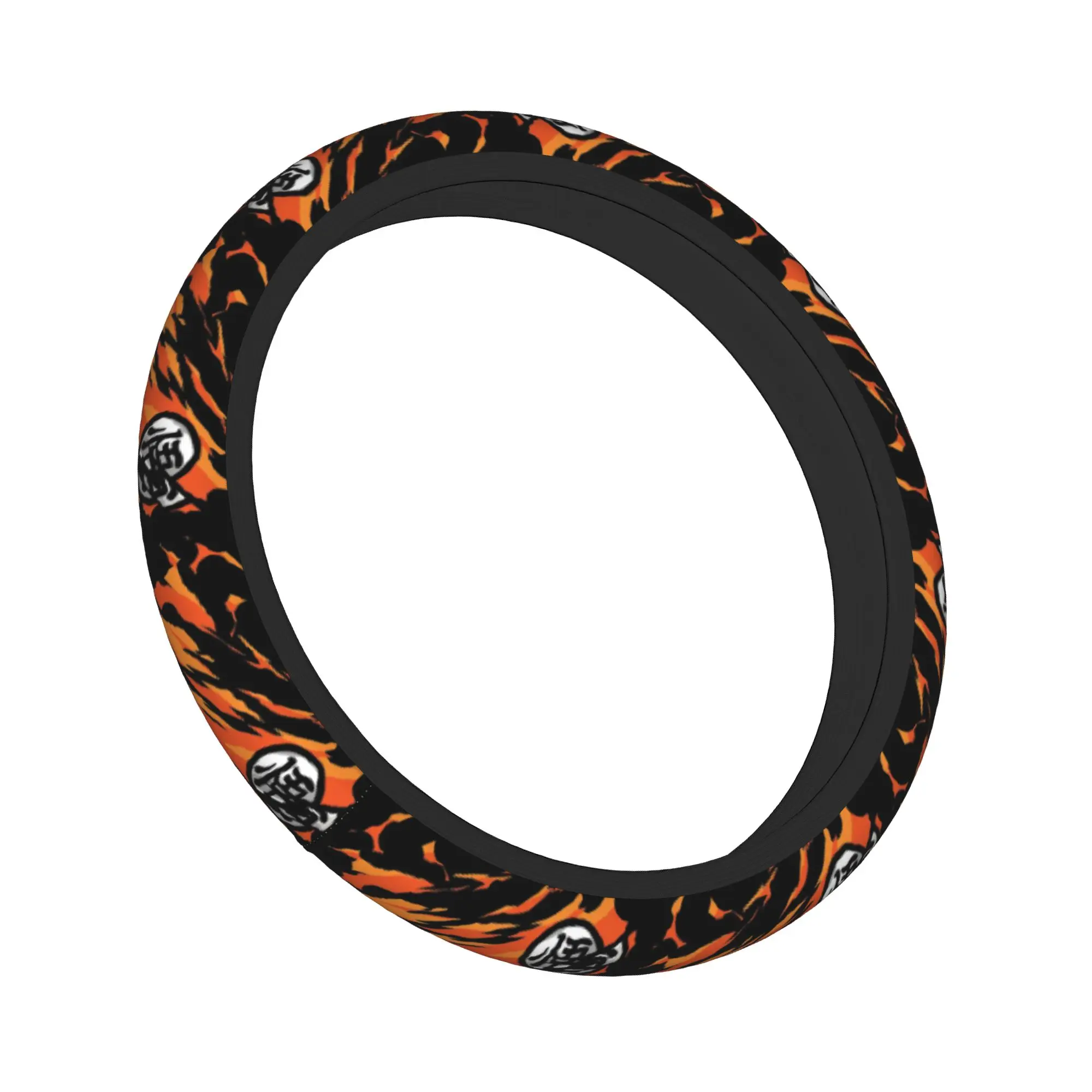 

Son Goku Dragon Ball Z Car Steering Wheel Cover 37-38 Anti-slip Vegeta DBZ Auto Steering Wheel Protector Fashion Car-styling
