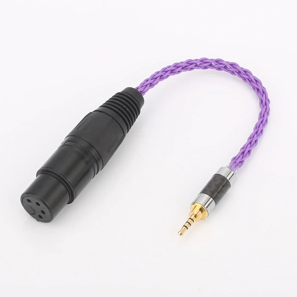 Audiocrast HIFI 2.5mm TRRS Balanced Male to 4-Pin XLR Balanced Female Audio Adapter Cable For AK240 AK380 AK320 DP-X1