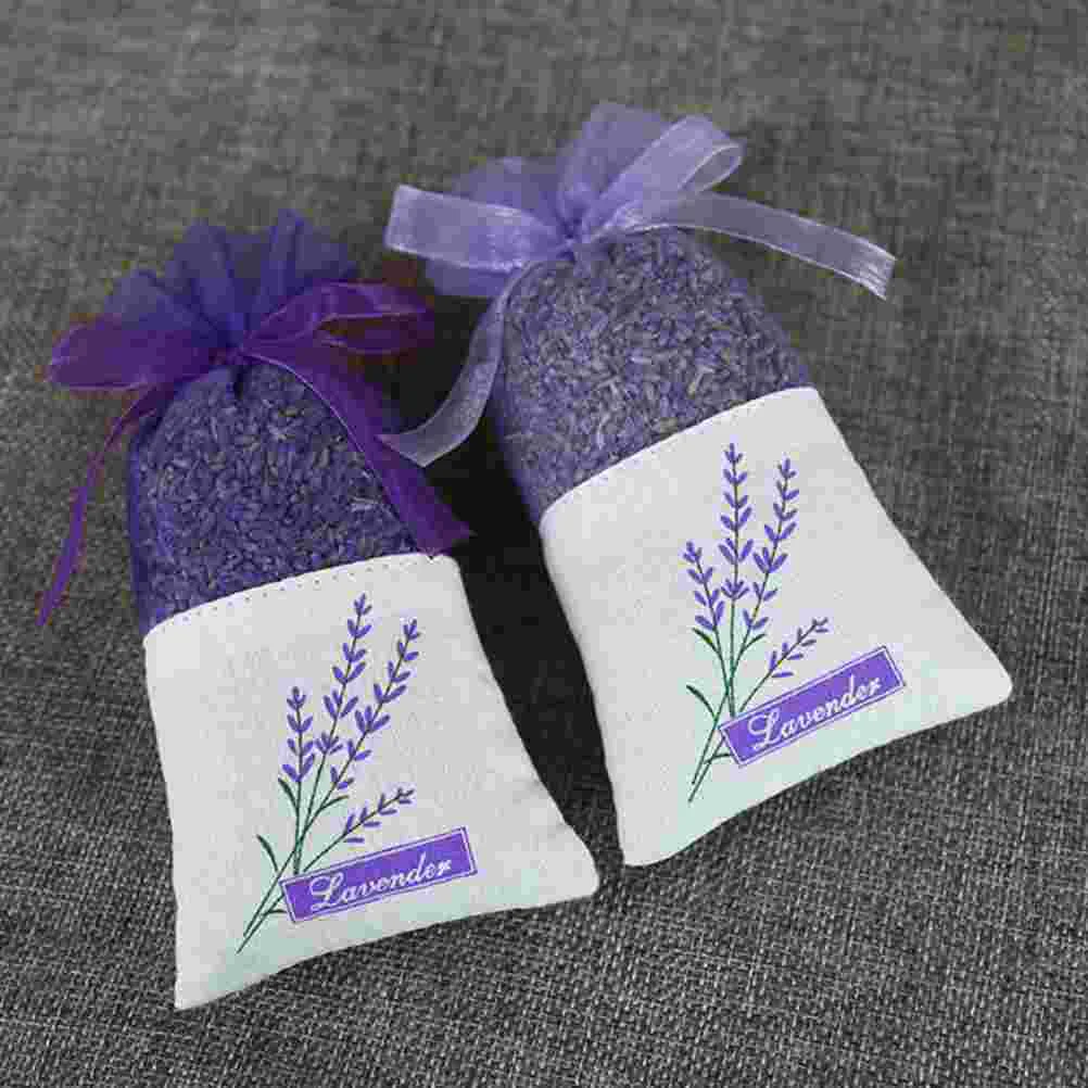 24 PCS Sachet Bag Closet Bags Party Favor Fragrance Lavender Pouches Gauze Car Flowers Household Empty Sachets Yarn Cotton