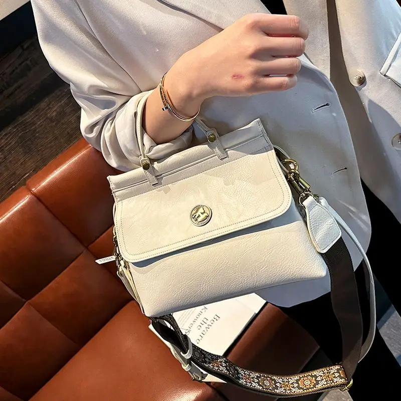 Original Designer Brand Bolsas Femininas Fashion New Leather Shoulder Crossbody Casual Cowhide Bags for Women Hot Selling